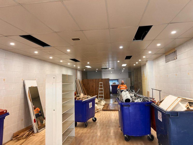 Lemonade Sorrento retail store during strip out works