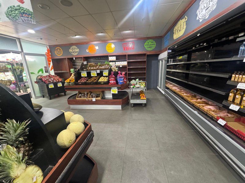 Fruit and vegetable shop interior before defit in Mitcham