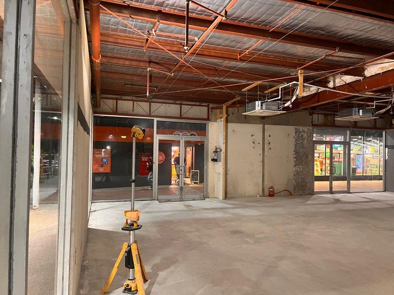 Mitcham retail shop interior after cool room and fixture removal